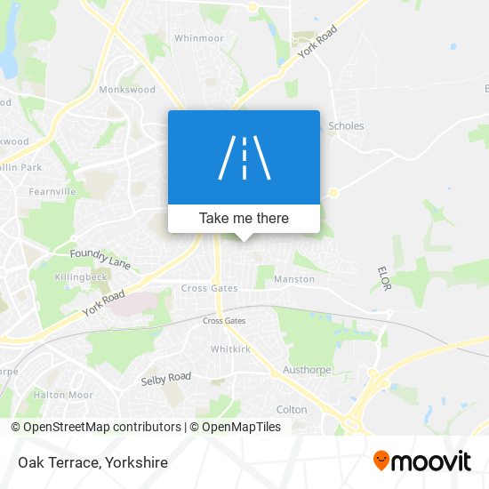 Oak Terrace map