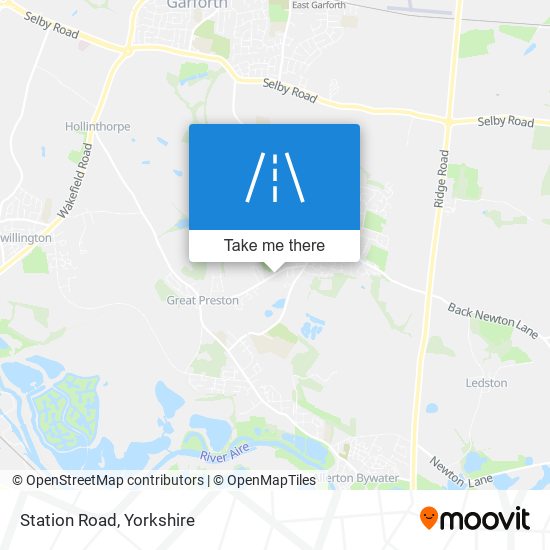 Station Road map
