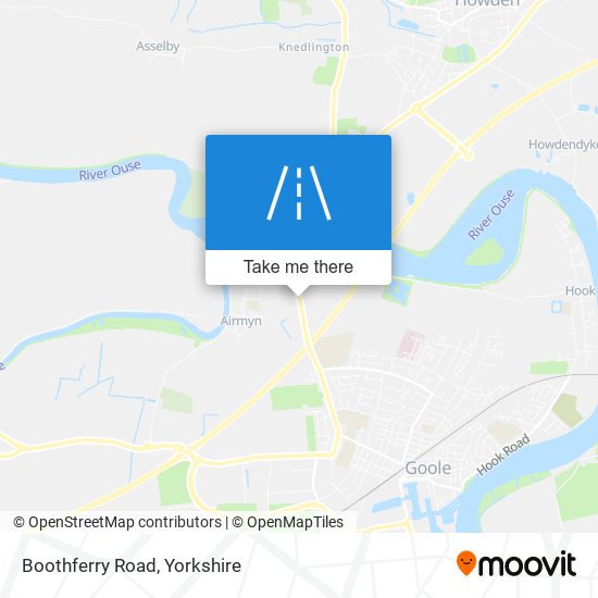 Boothferry Road map