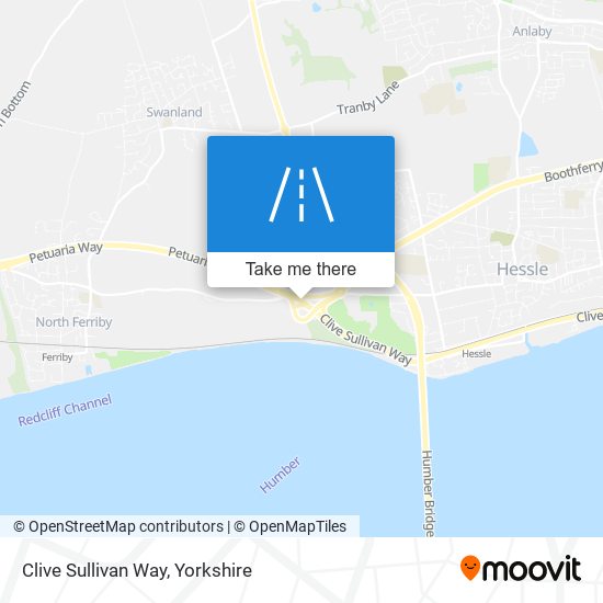 Clive Sullivan Way map