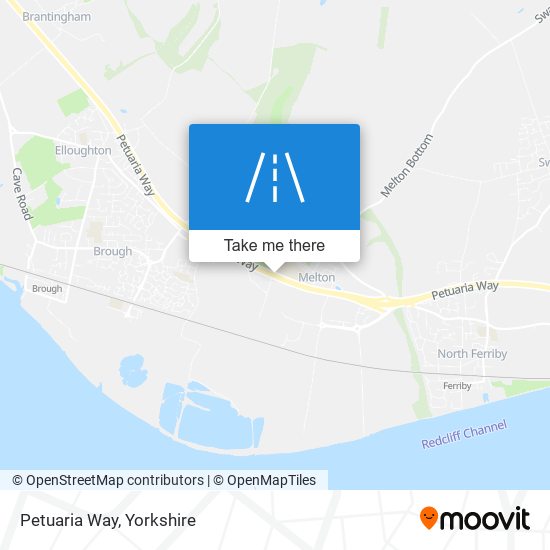Petuaria Way map