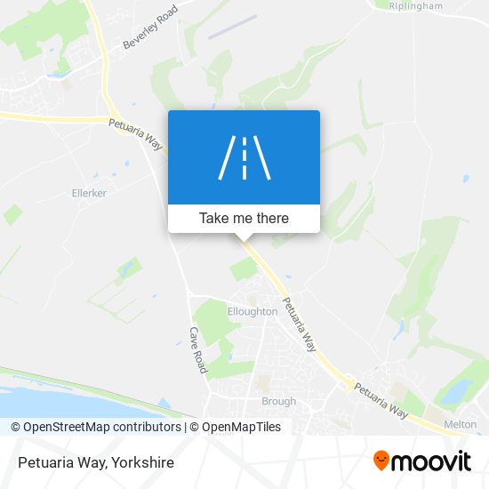 Petuaria Way map