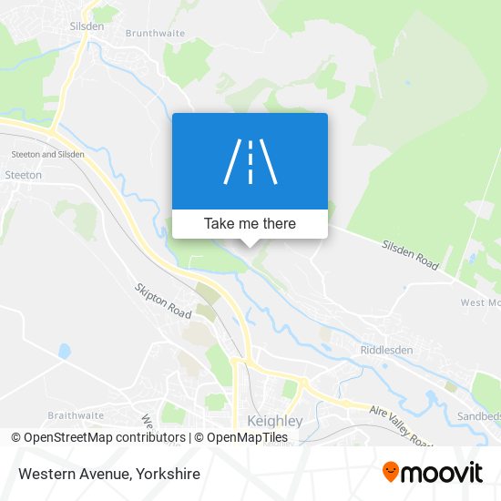 Western Avenue map