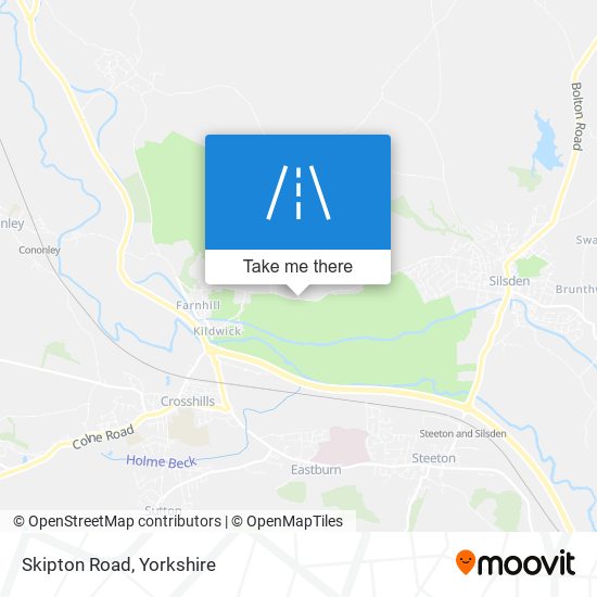 Skipton Road map