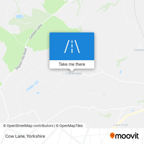 Cow Lane map