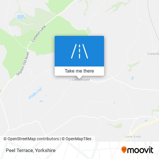 Peel Terrace map