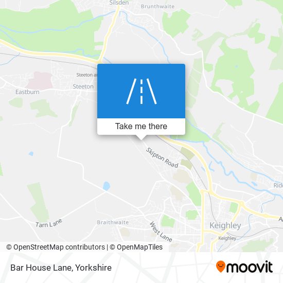 Bar House Lane map