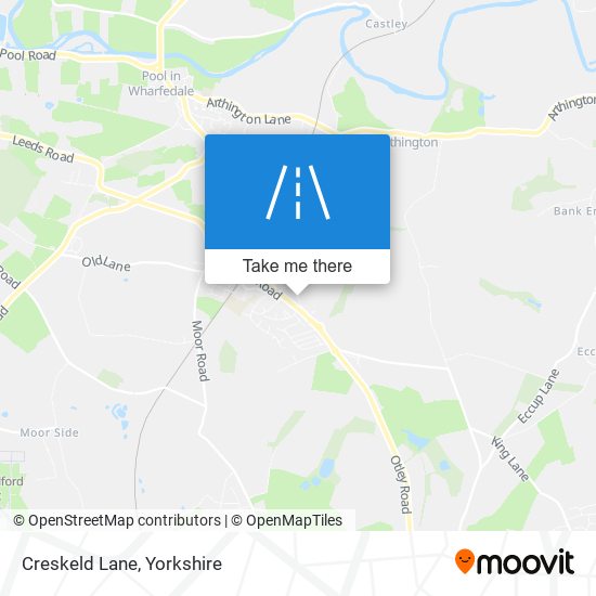 Creskeld Lane map