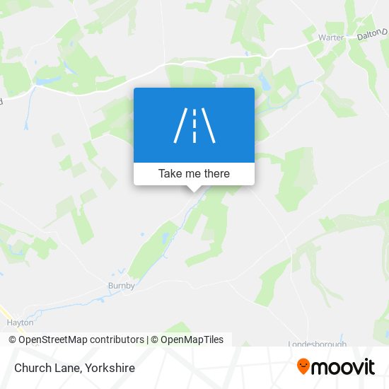 Church Lane map