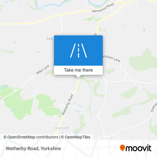 Wetherby Road map