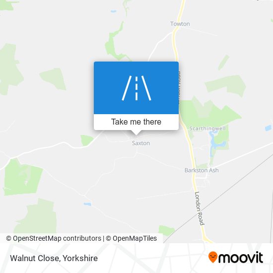 Walnut Close map