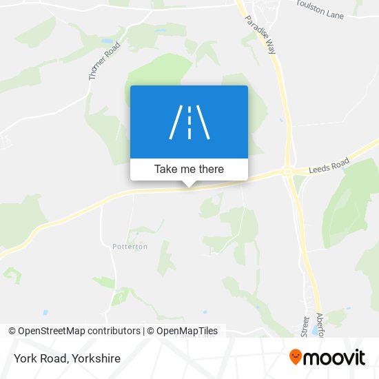 York Road map