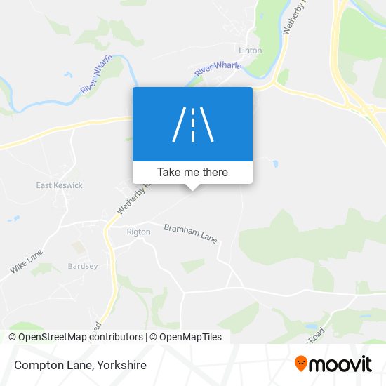 Compton Lane map