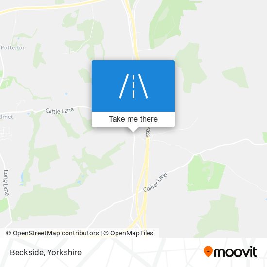 Beckside map