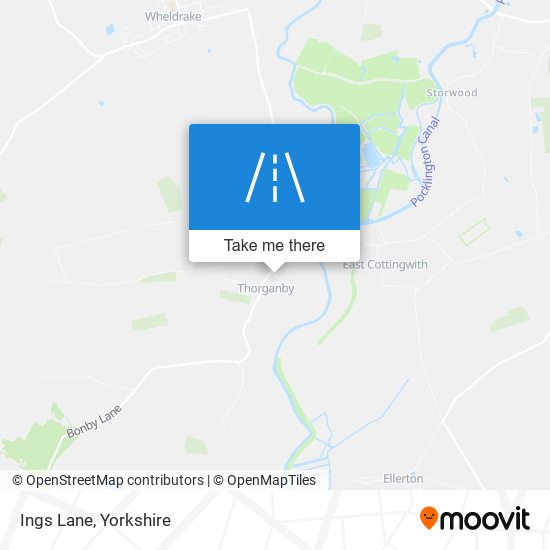 Ings Lane map