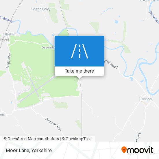 Moor Lane map