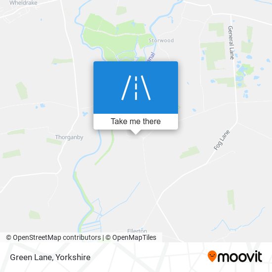 Green Lane map