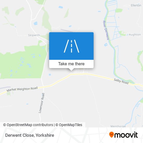 Derwent Close map