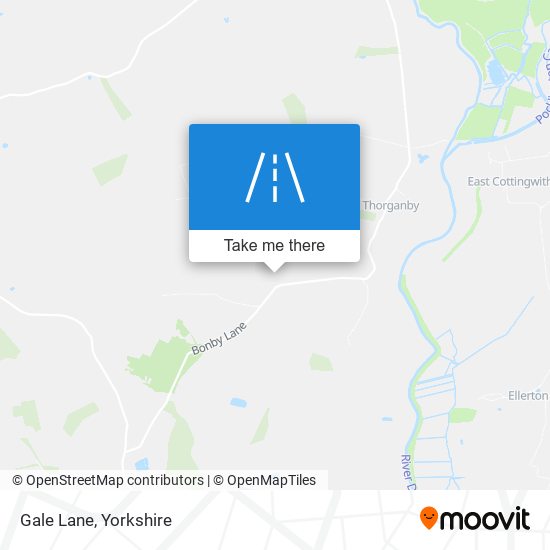 Gale Lane map