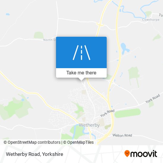 Wetherby Road map