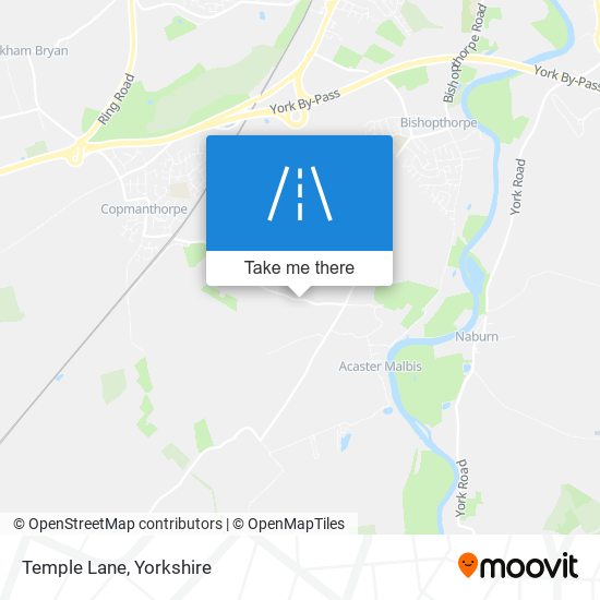 Temple Lane map