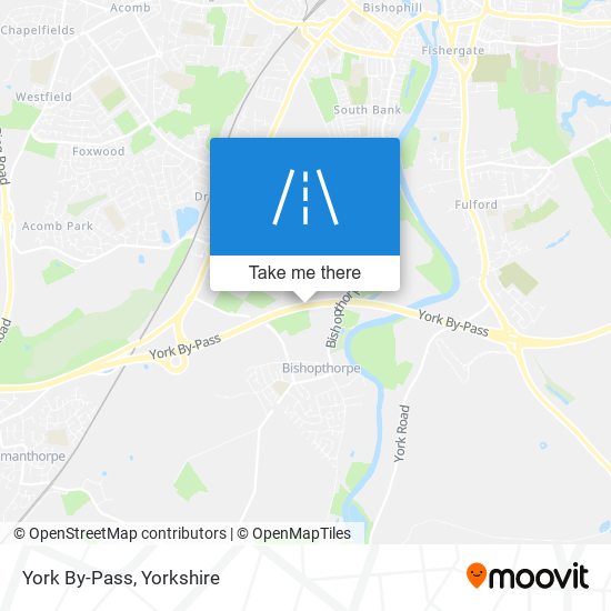 York By-Pass map