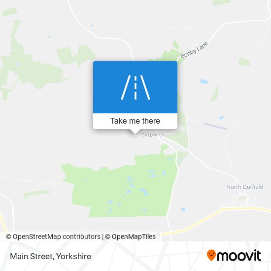 Main Street map