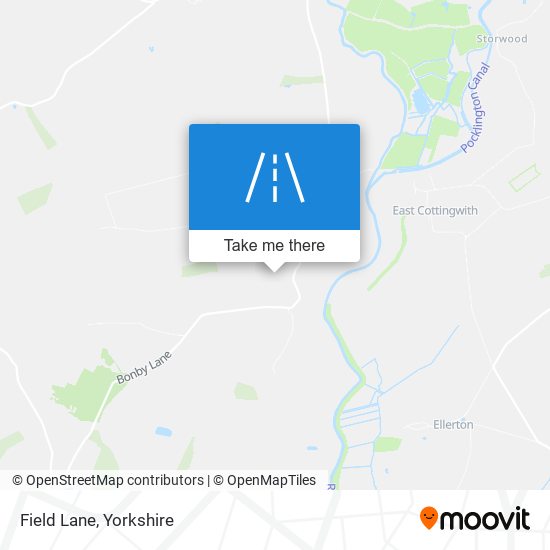 Field Lane map