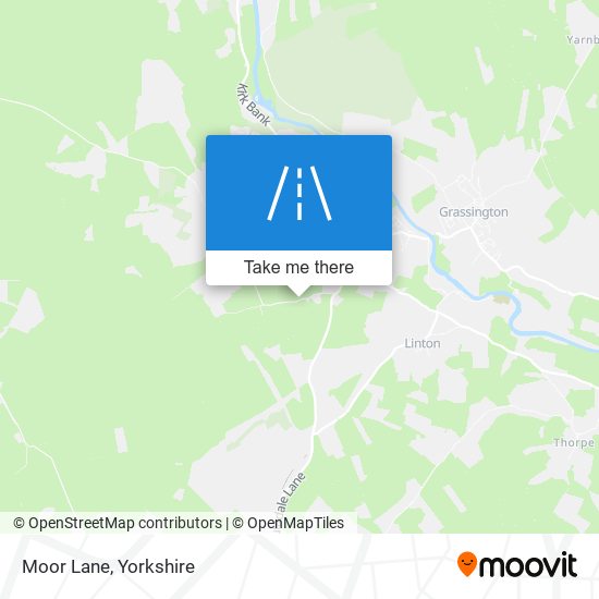 Moor Lane map