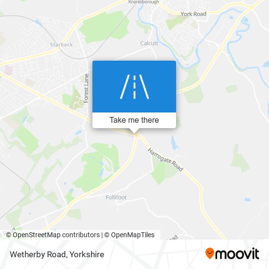 Wetherby Road map