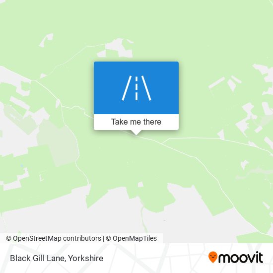 Black Gill Lane map