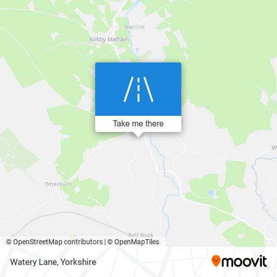 Watery Lane map