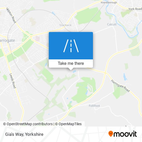 Gia's Way map