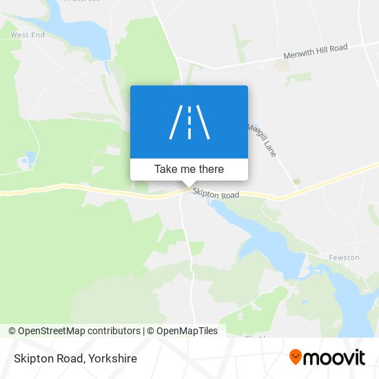 Skipton Road map
