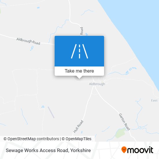 Sewage Works Access Road map