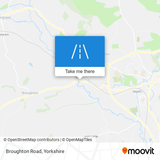 Broughton Road map