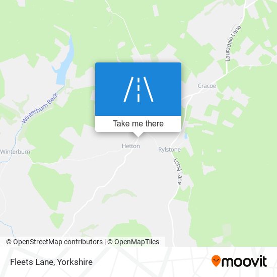 Fleets Lane map