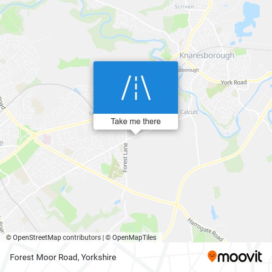 Forest Moor Road map