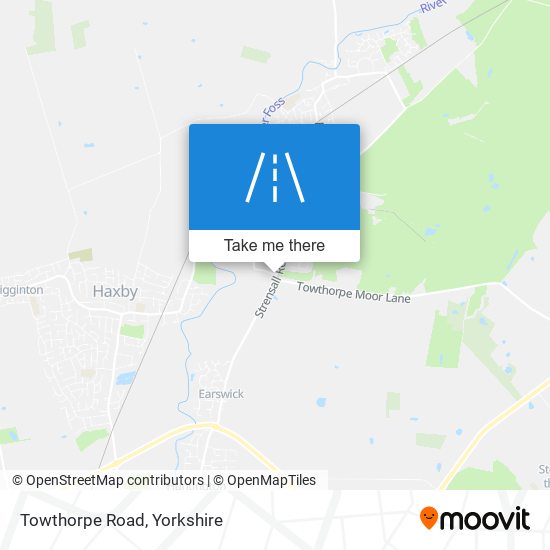Towthorpe Road map