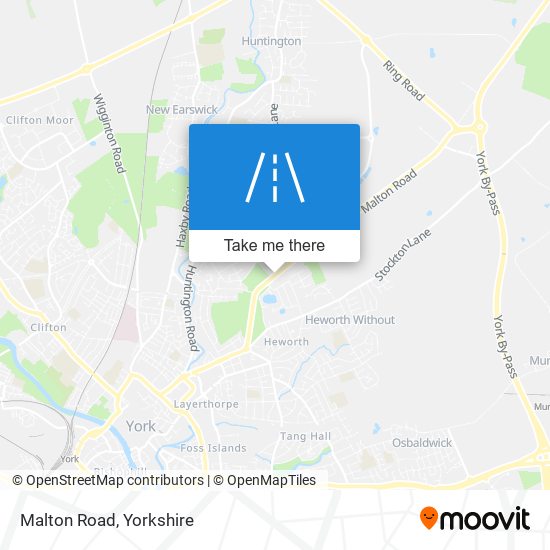 Malton Road map