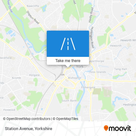 Station Avenue map
