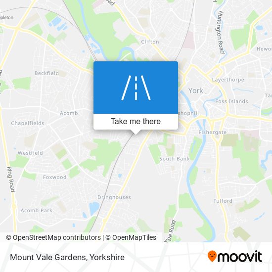 Mount Vale Gardens map