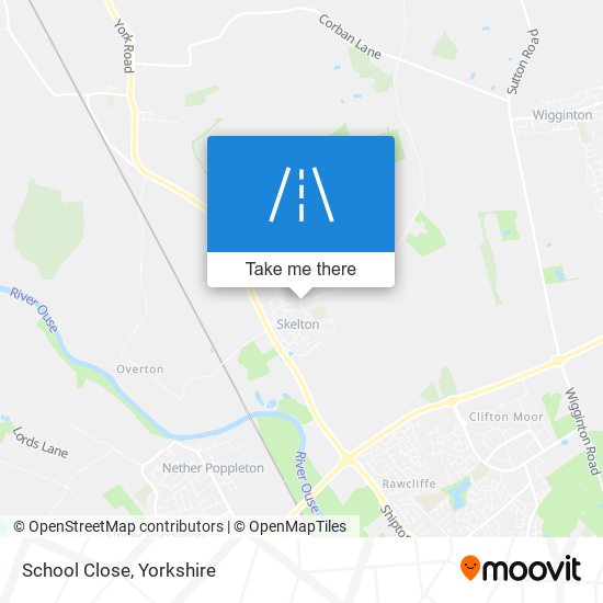 School Close map
