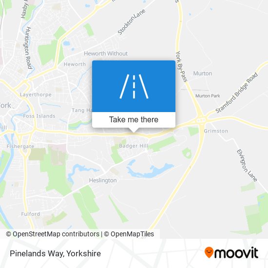 Pinelands Way map