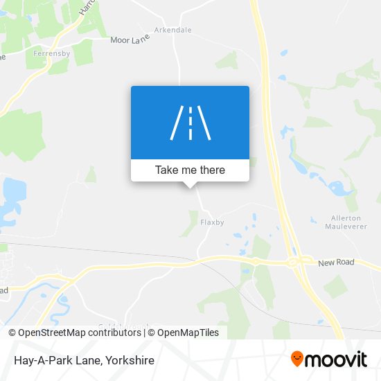 Hay-A-Park Lane map