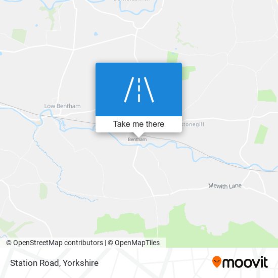 Station Road map