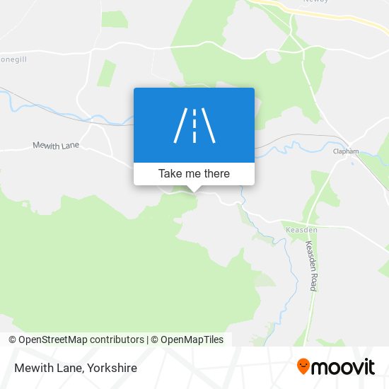 Mewith Lane map