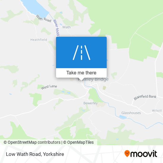 Low Wath Road map