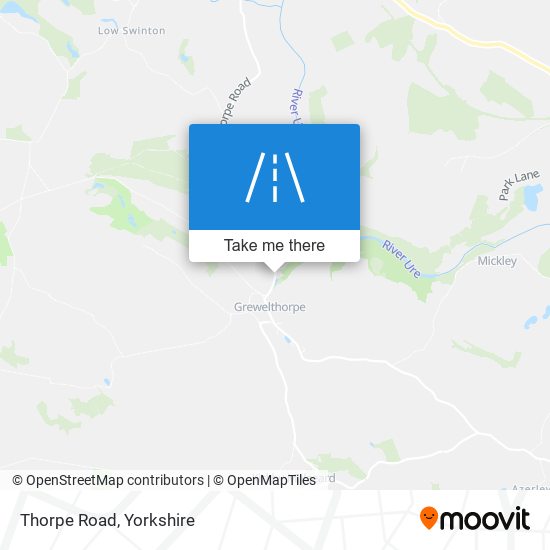 Thorpe Road map
