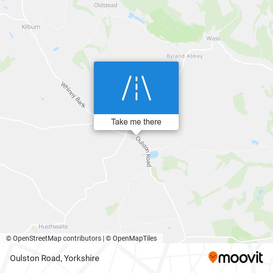Oulston Road map
